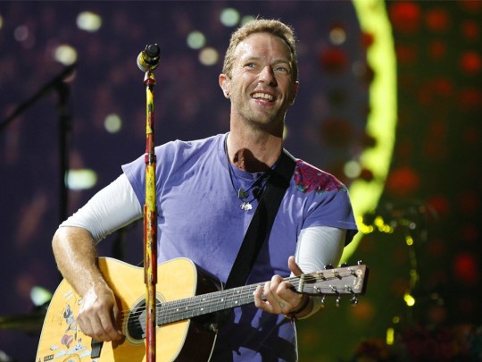 Chris Martin, cantante de Coldplay