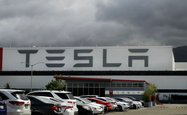 La instalación de Tesla en Fremont, California. 